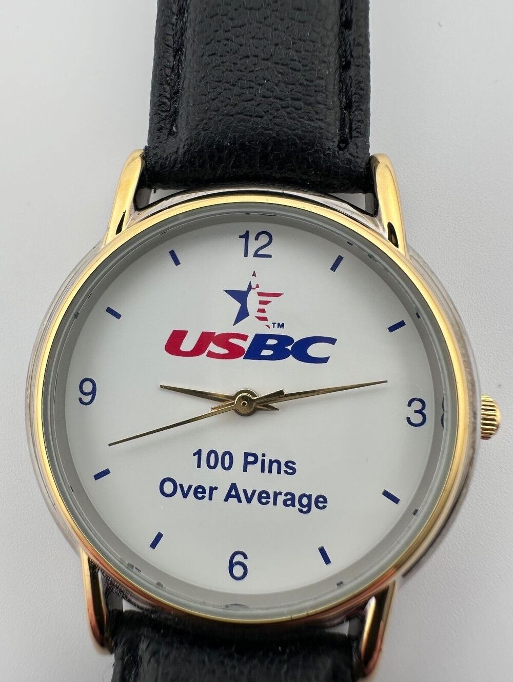 Vintage USBC Bowling Watch 100 Pins Over Average Men’s Quartz Watch